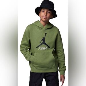 Jordan (Nike) MJ Baseline Big Boys 'Flight' Pullover Hoodie  Large 11/12 yrs